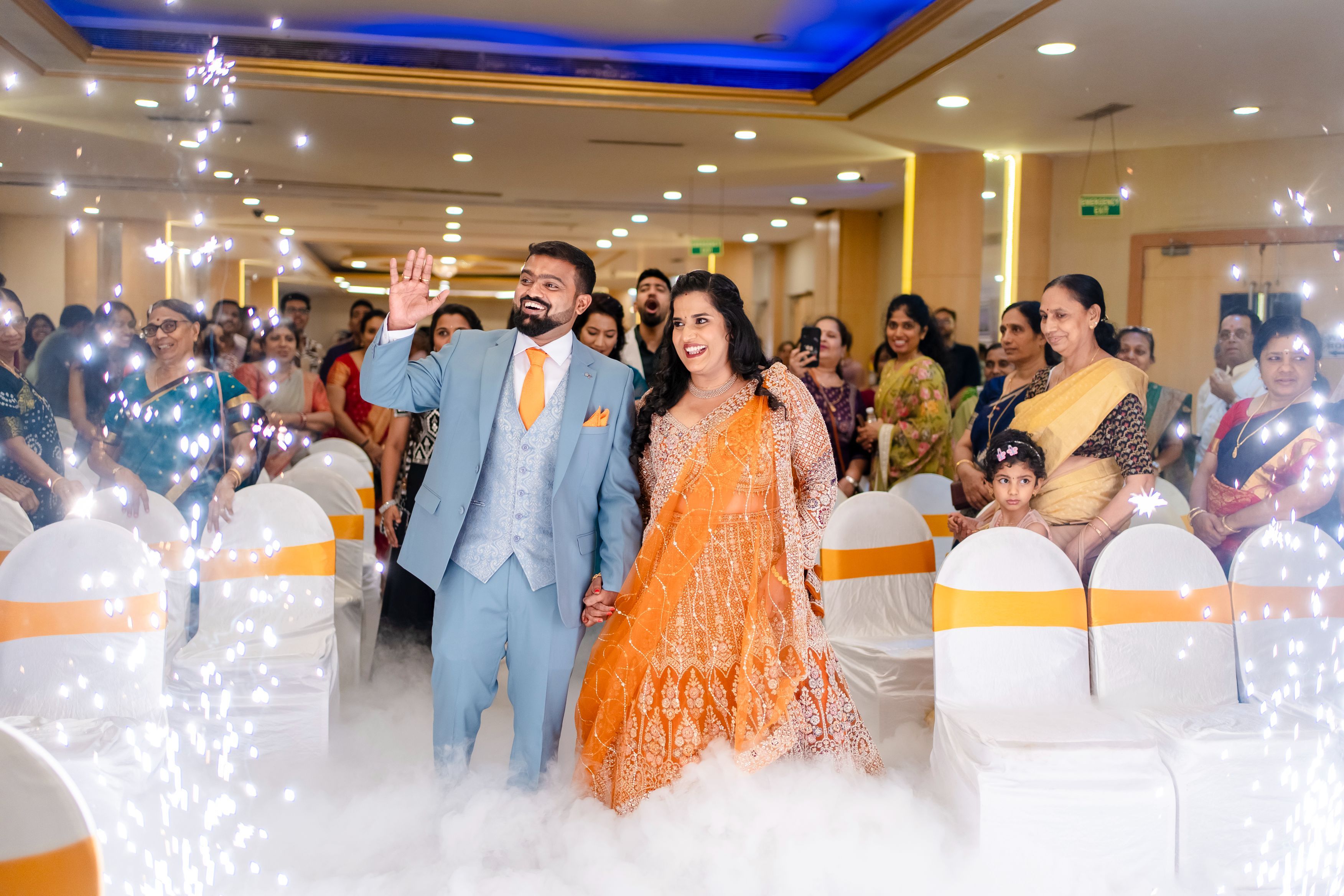 Engagement celebration moments