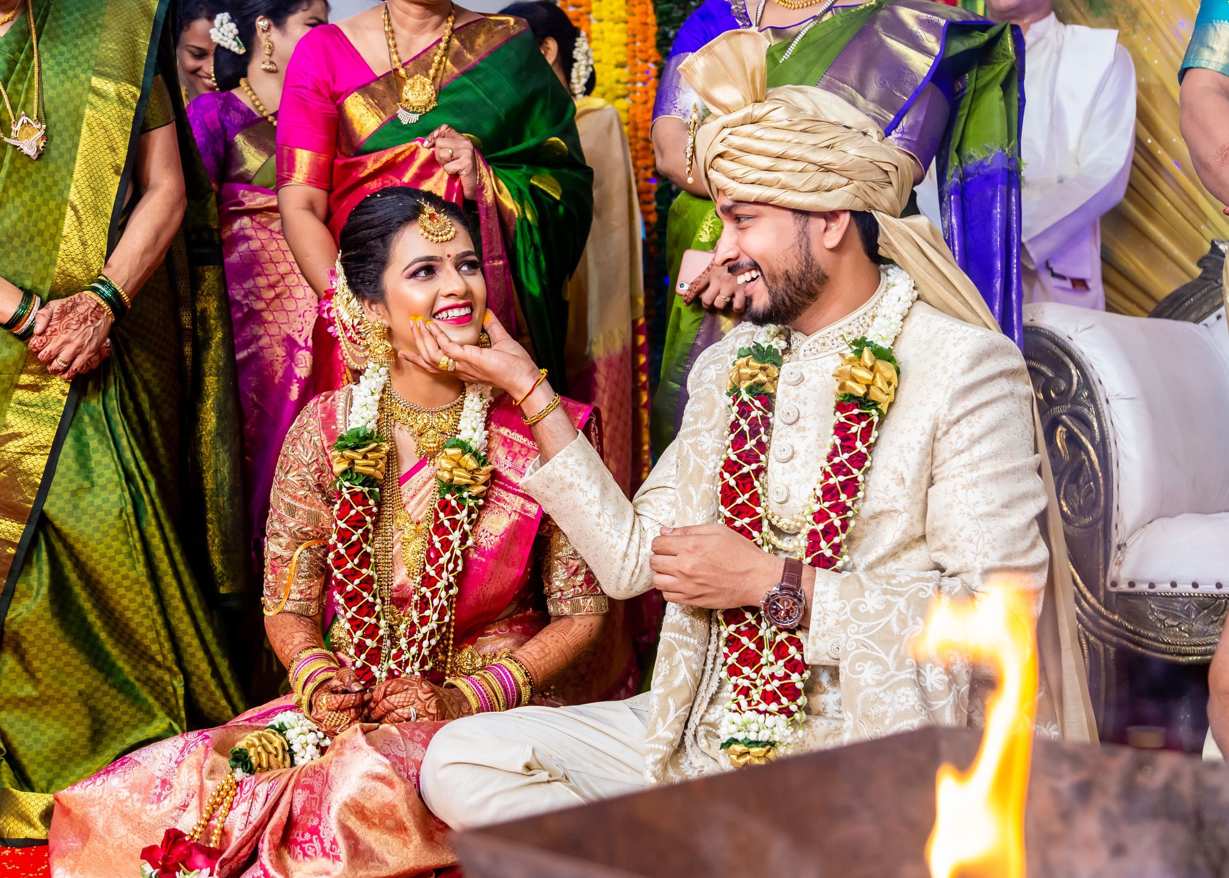 Wedding couple romance