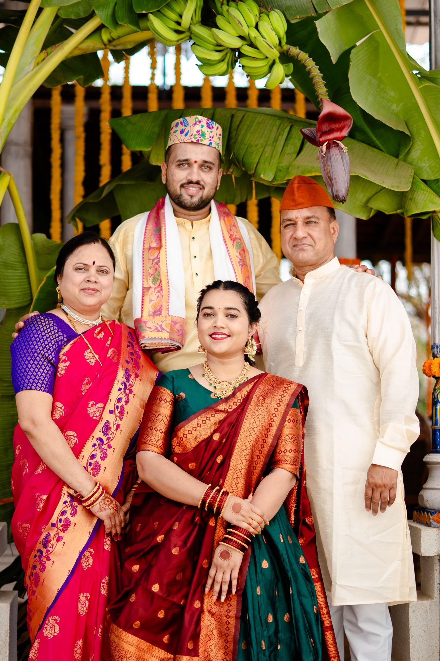 Wedding family group photography