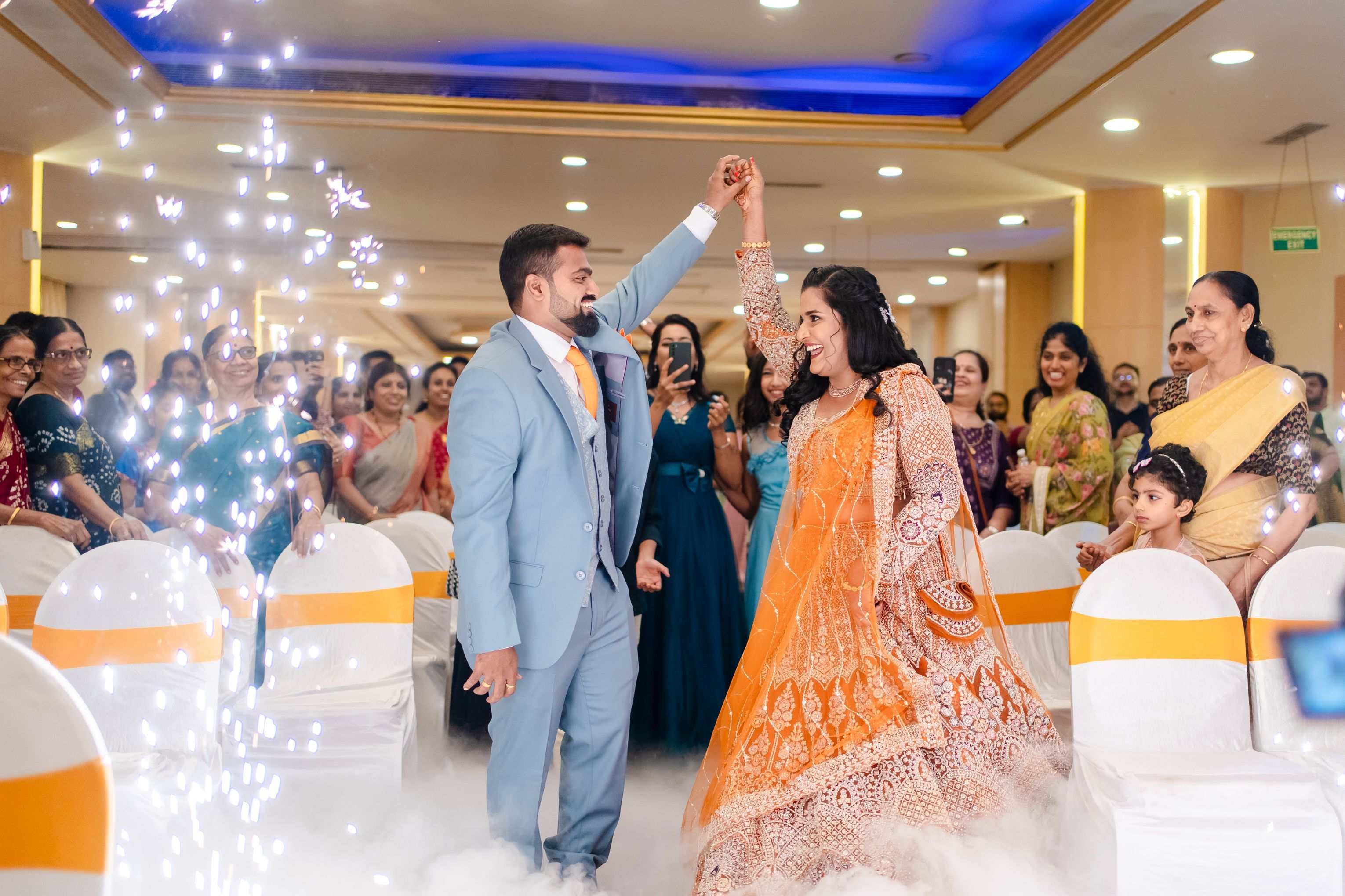 Wedding reception celebration photography